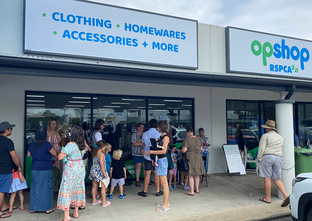 Grand opening of RSPCA Op Shop Mackay.